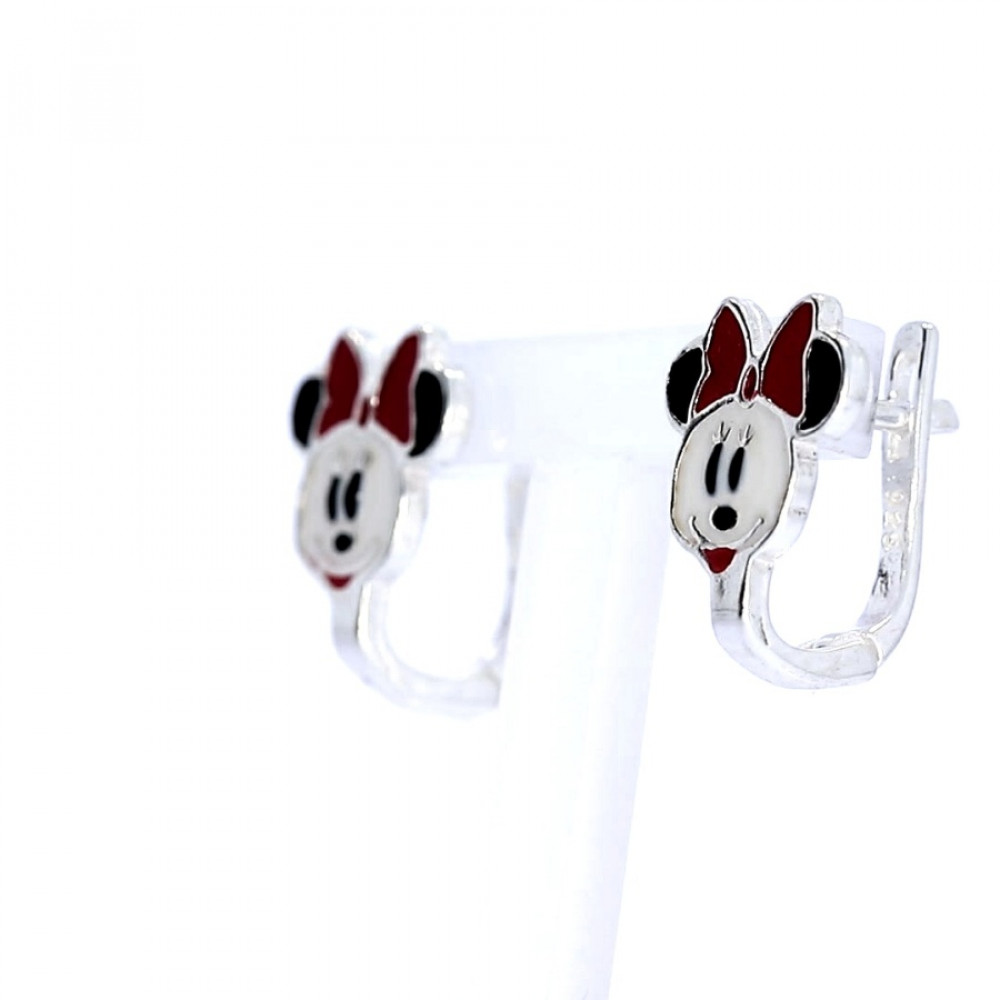 Silver children's earrings