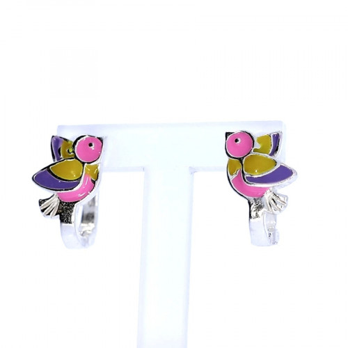 Silver earrings for kids