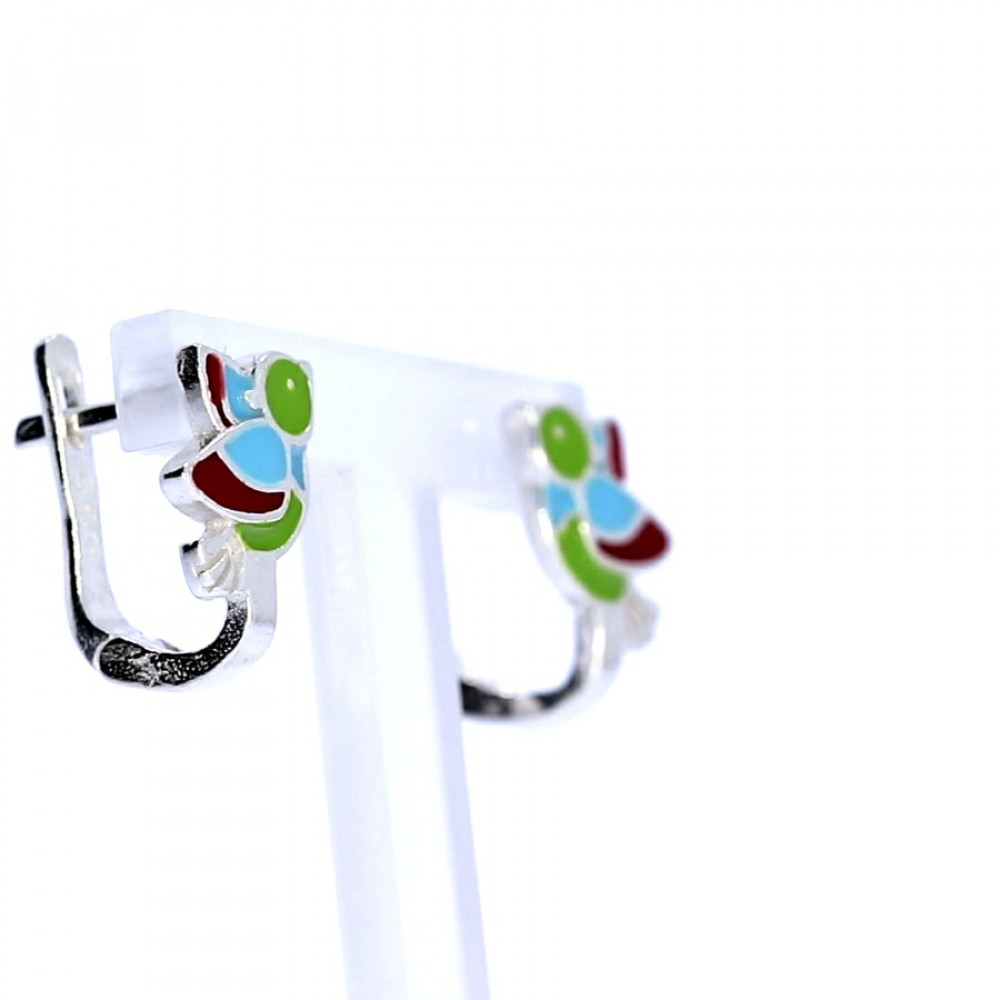 Серебряные детские серьги