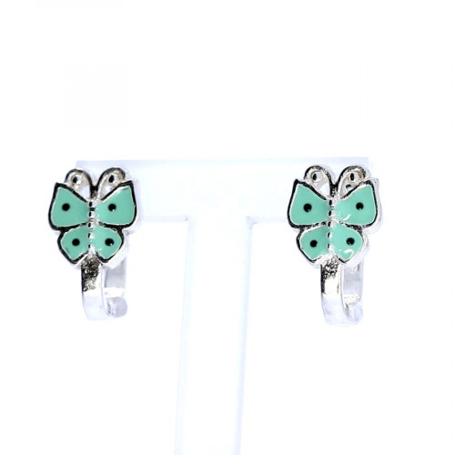 Silver earrings for kids