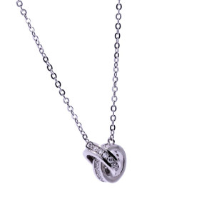 Silver chain with pendant