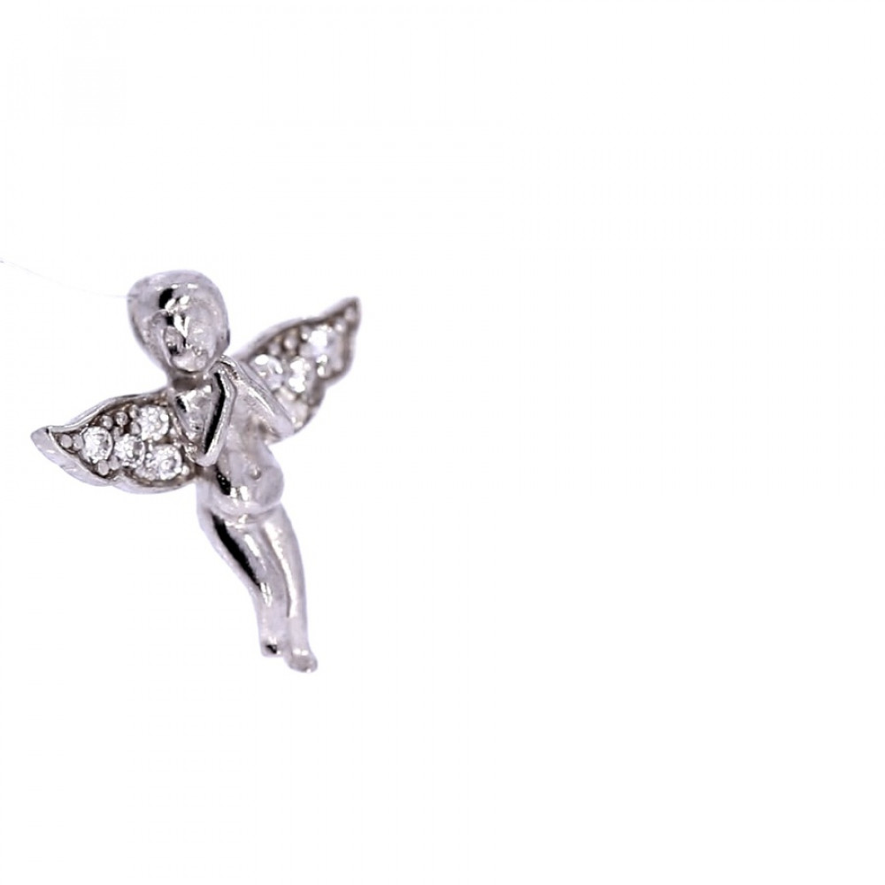 Серебряная подвеска с цирконом 