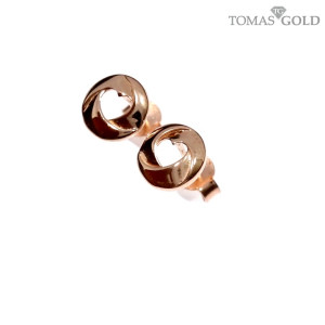Golden children's earrings