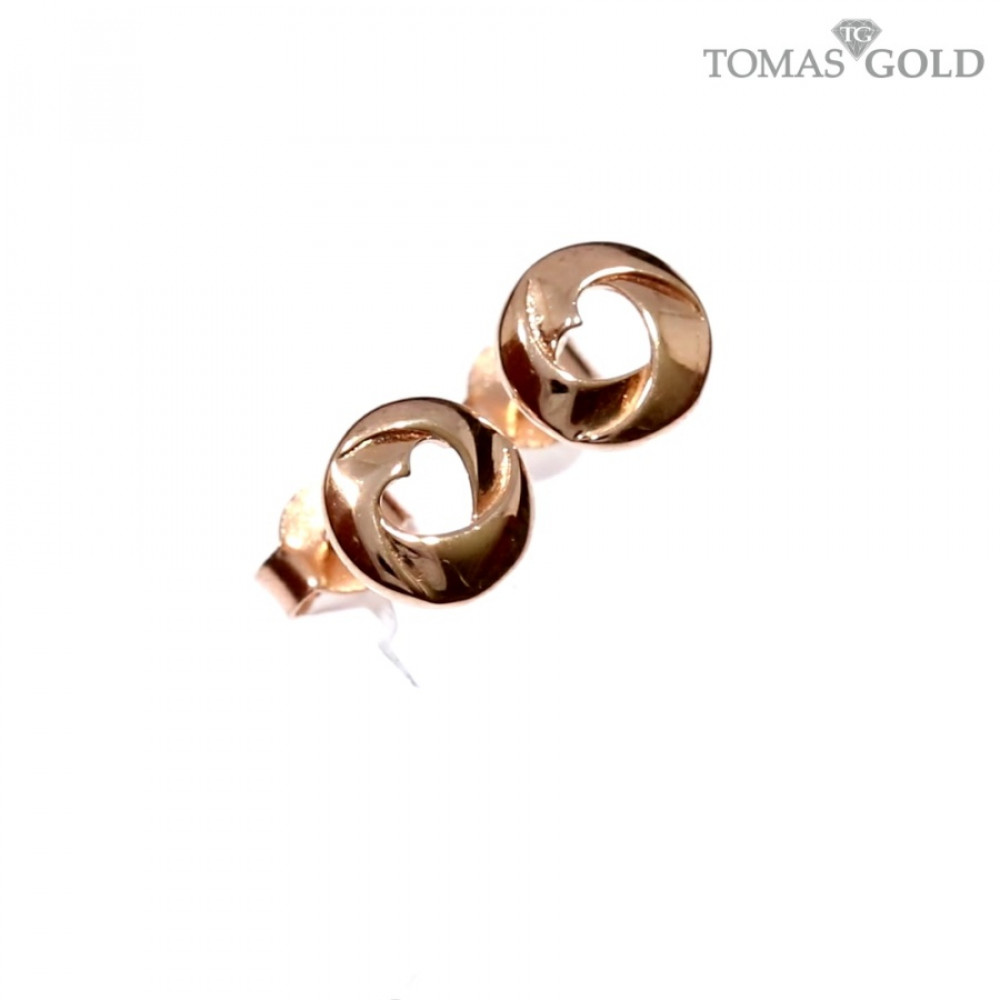 Golden children's earrings