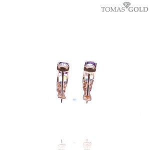 Golden children's earrings