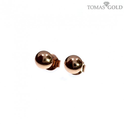 Golden children's earrings