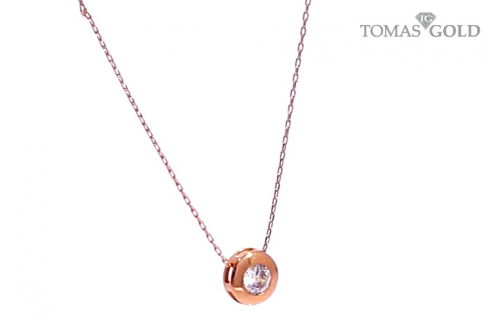 Auksinė grandinėlė su cirkoniu