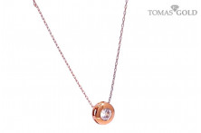 Auksinė grandinėlė su cirkoniu