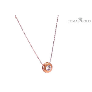 Золотая цепочка с цирконом