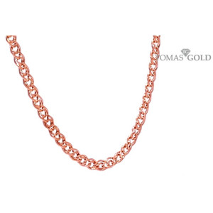 Auksinė Mona Liza pynimo grandinėlė