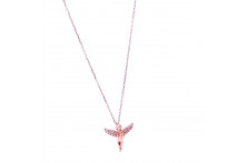 Gold chain with zircon