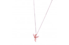 Gold chain with zircon
