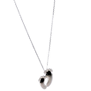 Золотая цепочка с цирконом