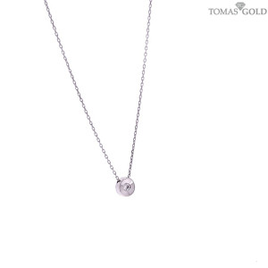 Gold chain with zircon