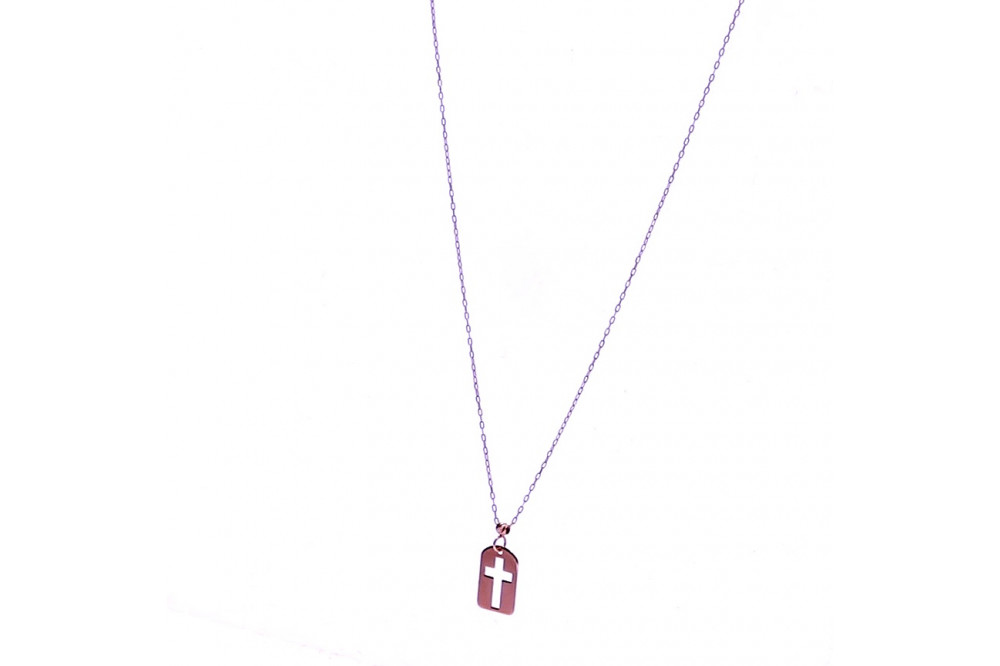 Golden chain with pendant