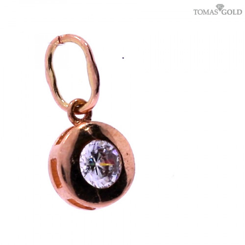 Auksinis pakabukas su cirkoniu