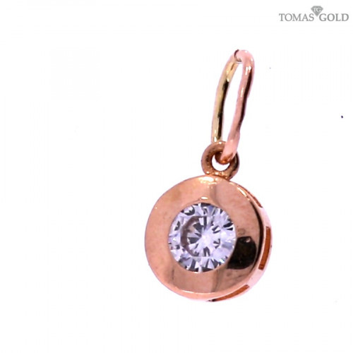 Auksinis pakabukas su cirkoniu