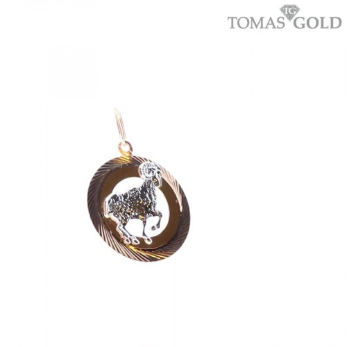 Gold pendant ''Aries''