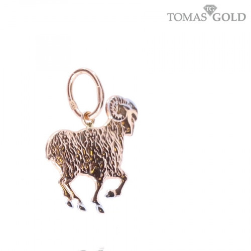 Gold pendant ''Aries''