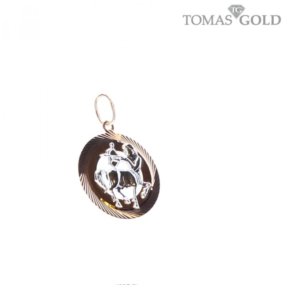 Gold pendant ''Sagittarius''
