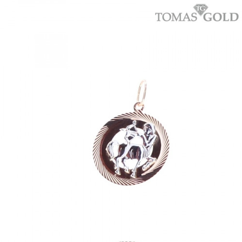 Gold pendant ''Sagittarius''