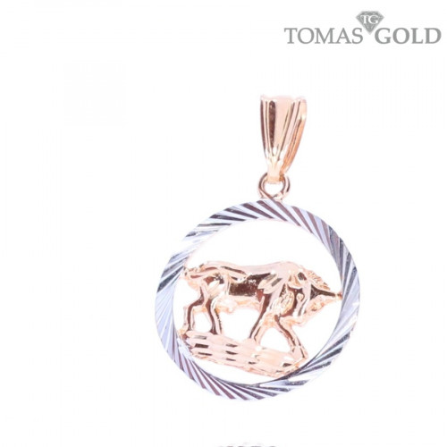 Gold pendant ''Taurus''