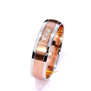 Abielusõrmus briljantidega