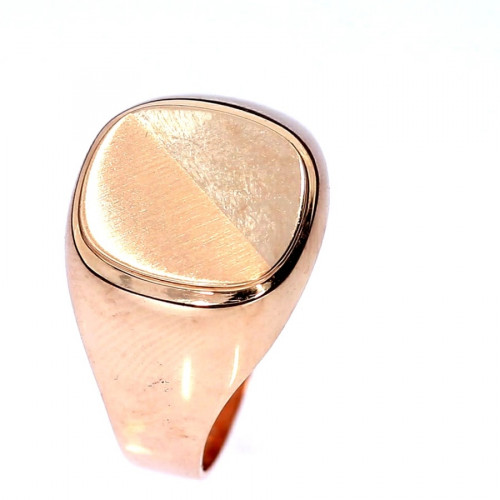 Golden men's ring