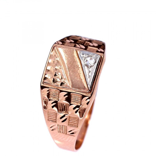 Мужское золотое кольцо