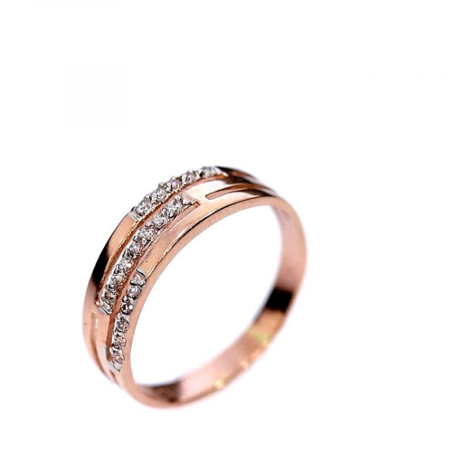 Auksinis žiedas su cirkoniu