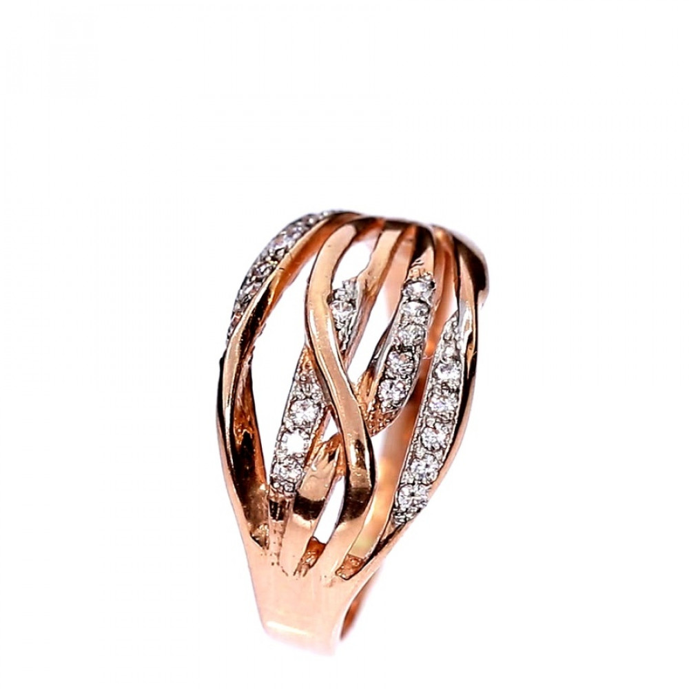 Золотое кольцо с цирконом