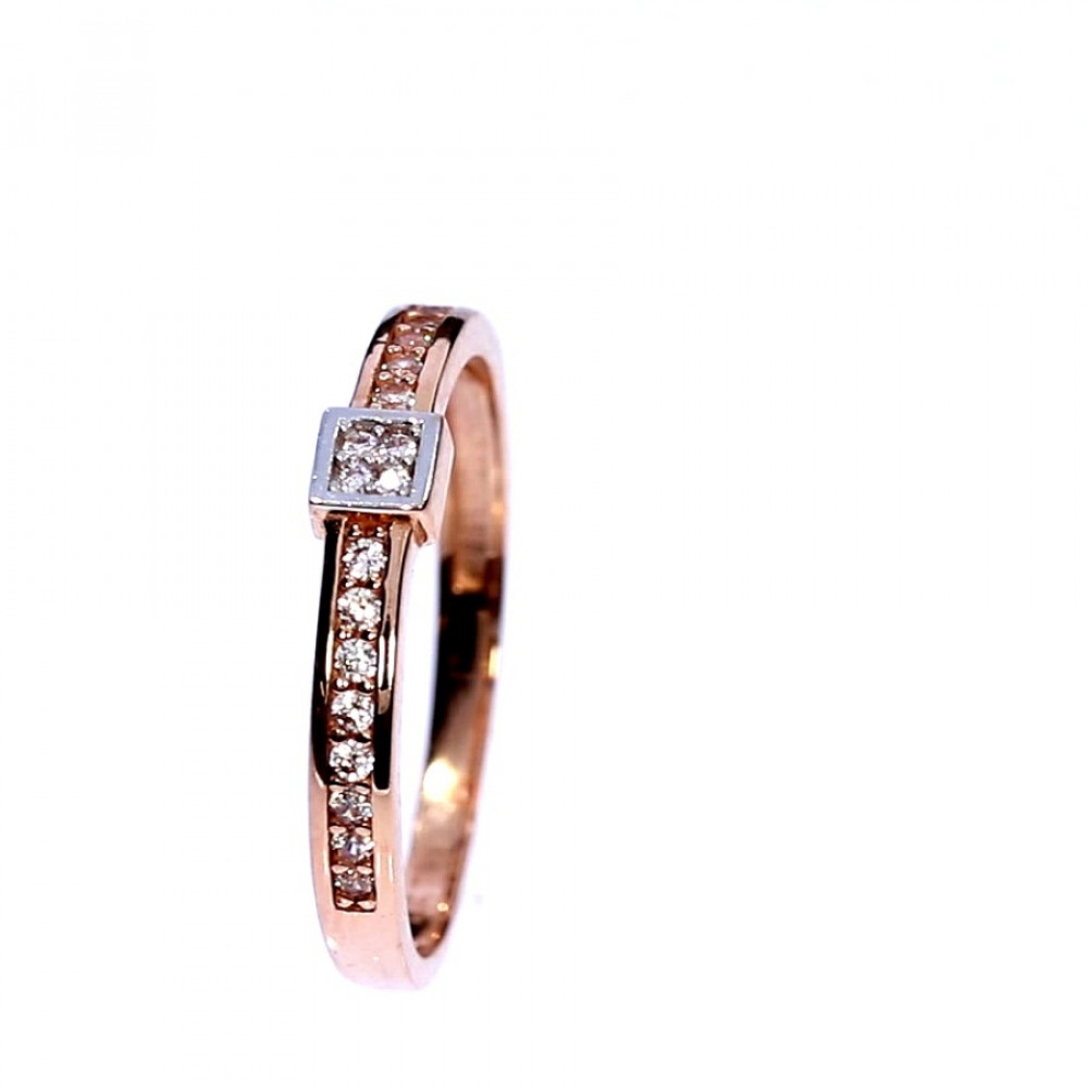 Золотое кольцо с цирконом