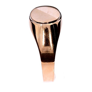 Golden men's ring