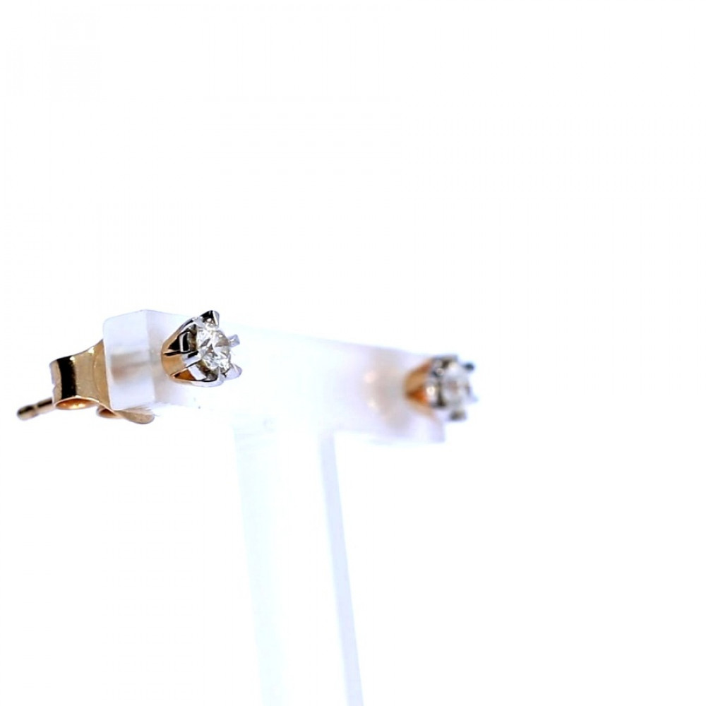 Золотые серьги с драгоценными камнями