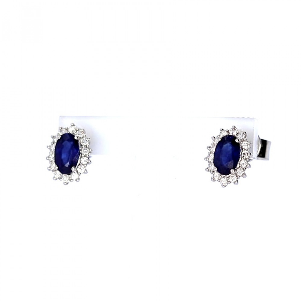 Kuldkõrvarõngad safiiriga