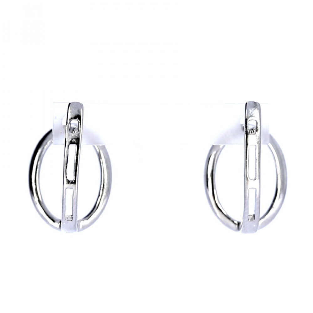 Vääriskividega kuldsed kõrvarõngad