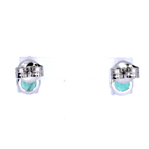 Auksiniai auskarai su brangakmeniais