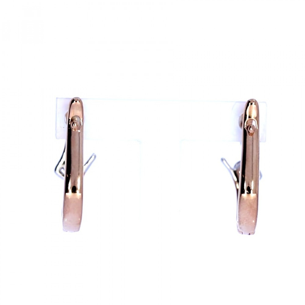 Vääriskividega kuldsed kõrvarõngad