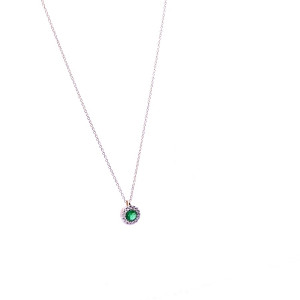 Kuldkaelakett smaragdi ripatsiga