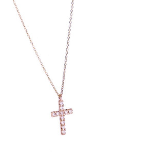 Золотая цепочка с подвеской и драгоценными камнями