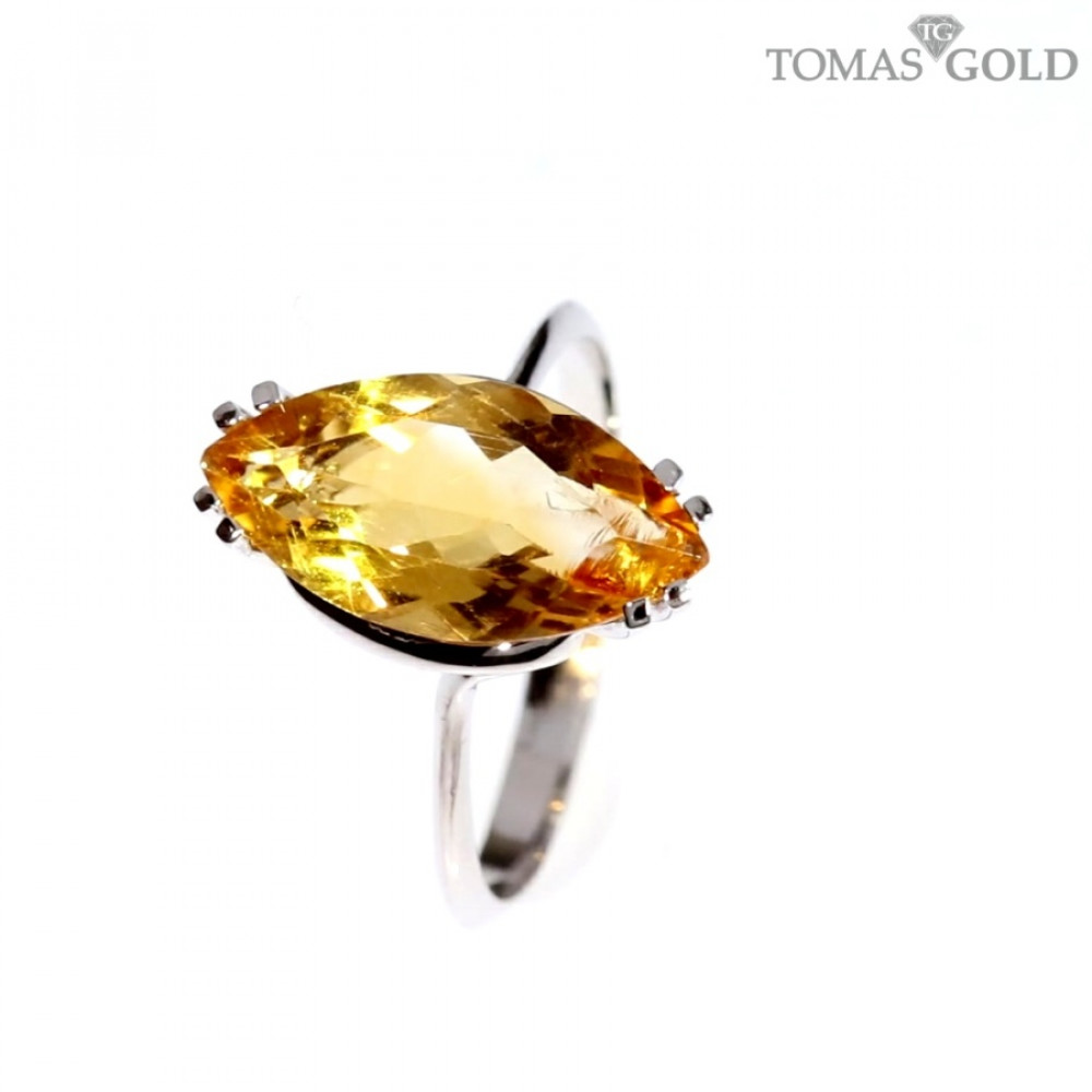 Kuldsõrmus tsitriiniga