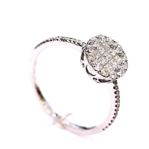 Kuldsõrmus briljantidega