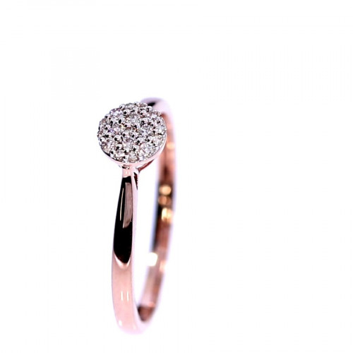 Golden ring with precious stones