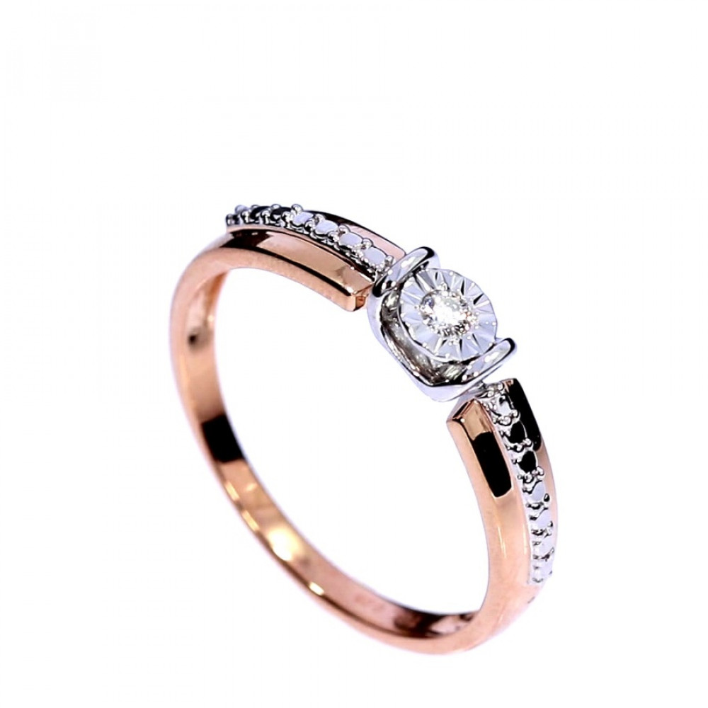 Kuldsõrmus briljandiga