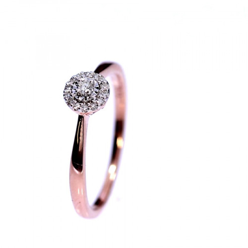 Auksinis žiedas su brangakmeniais