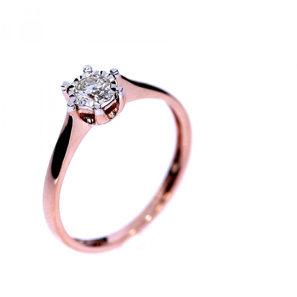 Auksinis žiedas su brangakmeniais