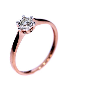 Vääriskividega kuldsõrmus