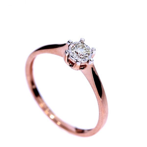 Vääriskividega kuldsõrmus