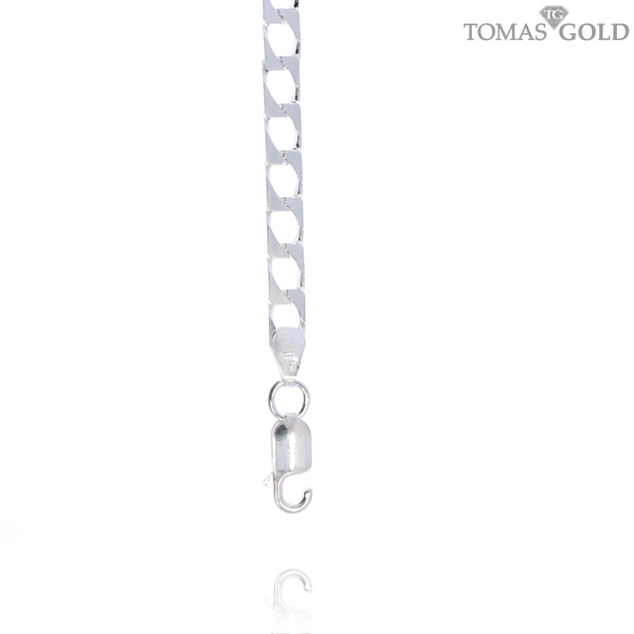 Silver gourmet weave bracelet