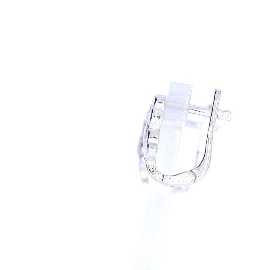 Silver earrings for kids